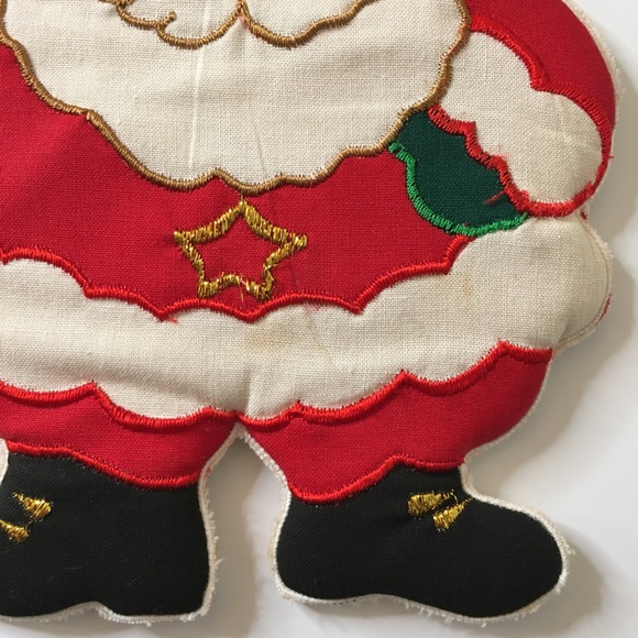 Vintage Merry Christmas Santa Doorknob Hanger VTG - Picture 11 of 16
